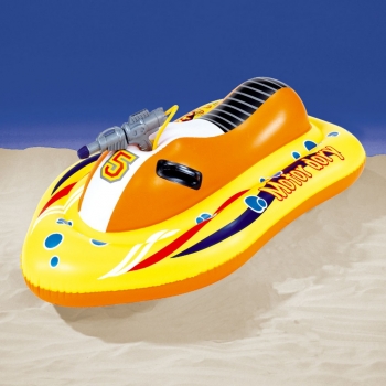 Moto des mers gonflable avec pistolet � eau integr�