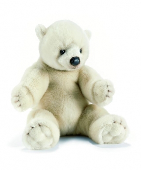 Sitted polar bear