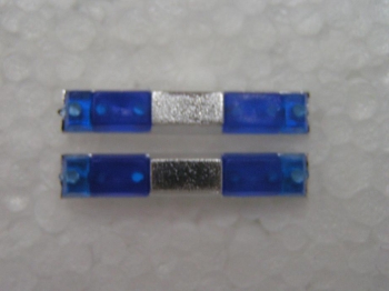 2 rampes bleues et argent