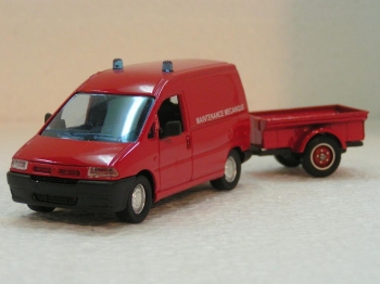 Citroen Jumpy avec remorque