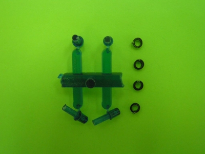 4 gyrophares bleus embase m�tal noir ann�es 80 / MVI Pieces d�tach�es