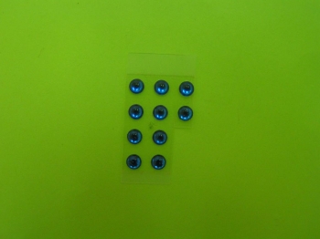10 Feux de p�n�tration bleus ronds diam�tre 2.5mm