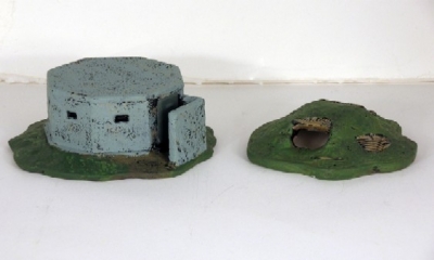 ensemble de bunker et redoute / Figurines D�cors