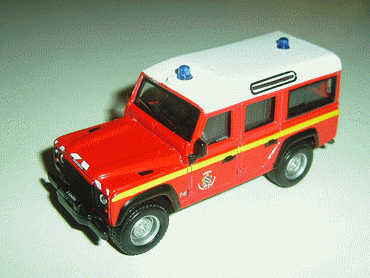 Land Rover defender Pompiers