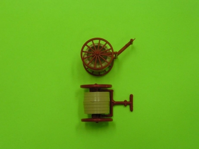 Sachet de deux devidoirs mont�s roues � rayons / Pompiers