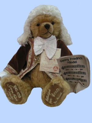 Bear George Frideric Handel with music 