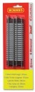 Ensemble de 4 rails droits longueur 168mm/ echelle HO / Nouveaut�s