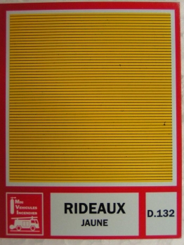 Rideaux jaune