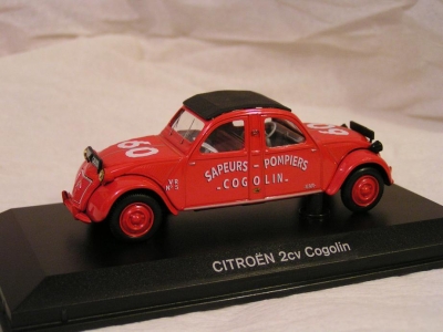 Citroen 2cv Cogolin 1961 pompiers / NOREV