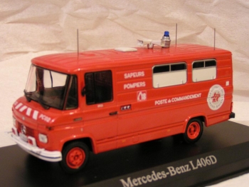 Mercedes L406D 1972 PC pompiers