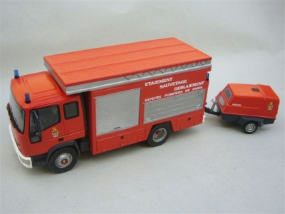 Iveco Eurocargo 100E 18 CESD 3 Etaiement sauvetage deblaiement BSPP with trailer compressor / MVI kits