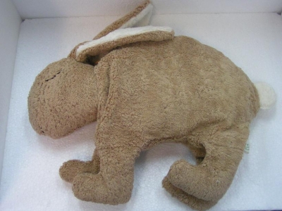 Coussin lapin brun grand modele / Les coussins peluches
