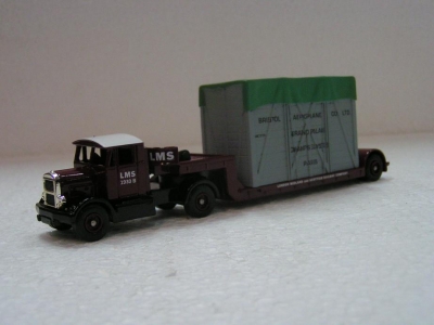 Scammel Tractor with artic Low Loader / Autres