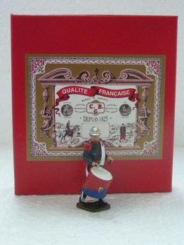 Pompiers au d�fil� Tambour (Tenue 1980)