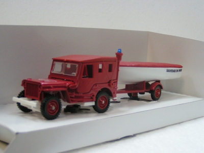 Jeep Willys + remorque bateau / VEREM