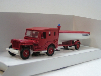 Jeep Willys + remorque bateau
