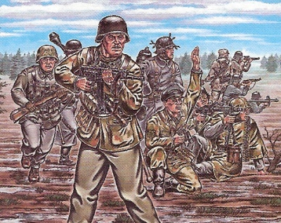 Infanterie allemande 2eme guerre mondiale / Figurines D�cors
