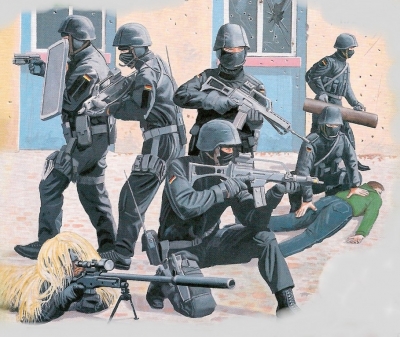 Commando des forces speciales / Figurines D�cors