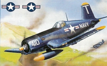 Plastic Kit avion de chasse embarqu� F4U-5 Corsair (USA)