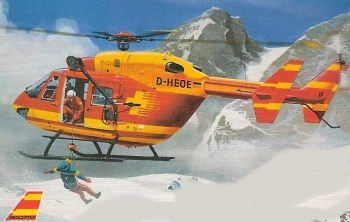 Plastic kit Medicopter 117