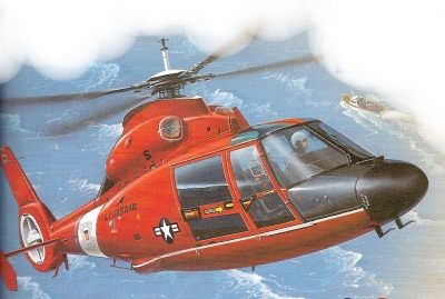 Maquette d'Eurocopter SA 365 Dauphin 2 / Maquettes