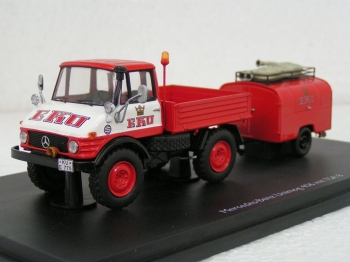 Mercedes Benz Unimog 406 pompier de la brasserie EKU