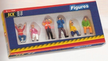 Ensemble de 6 personnages de sp�ctateurs