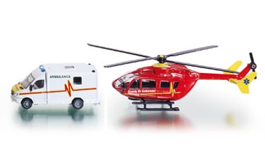 Ensemble Ambulance et Helicoptere 
