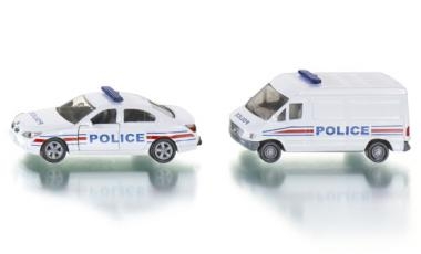 ensemble de deux voitures de police fran�aises / Autres