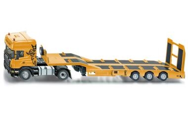 Scania truck with flat trailer / New