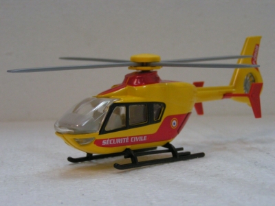 Helicoptere Securite Civile avec portes ouvrantes et brancard coulissant / SIKU