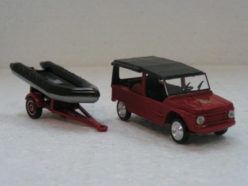 Citroen Mehari avec Zodiac