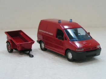 Citroen Jumpy avec remorque