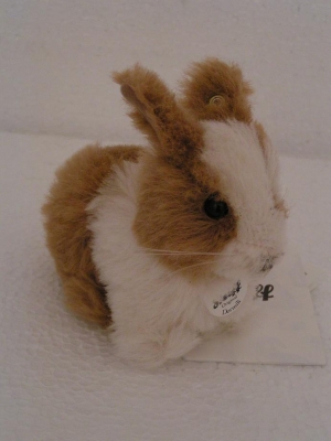 Mini lapin en alpaga (Beige et blanc) / Nouveaut�s
