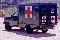 Ambulance militaire Chevrolet ( vert kaki) / Militaires