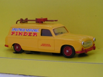Peugeot 403 affichage publicit� Pinder (en resine)