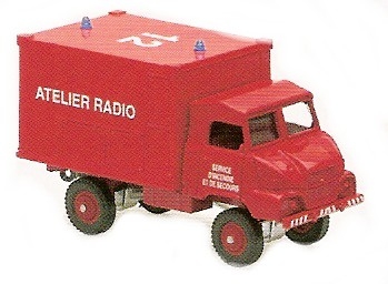 Simca Unic atelier radio pompiers / VEREM
