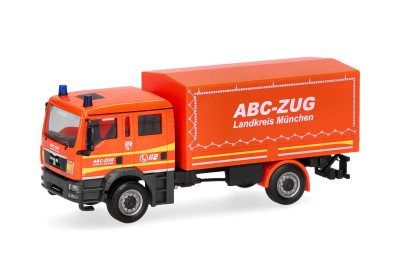 HERPA MAN TGM (2008) MzKW ABC-Zug (série limitée) Pompiers