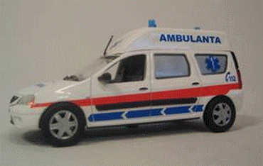 ELIGOR Dacia LOGAN Ambulanta Romania Diecast models