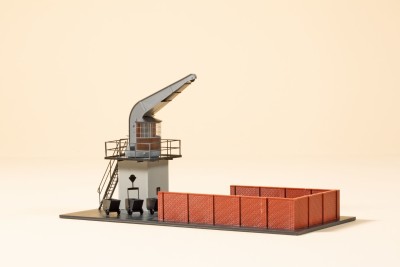 AUHAGEN kit à construire en plastique teinté de set de chargement du charbon (colle non incluse) Decors et diorama