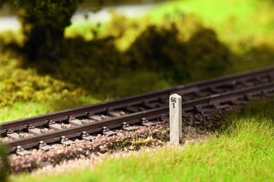 NOCH laser cut milestones Trains