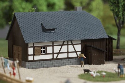 AUHAGEN kit à construire en plastique teinté de bâtiments de fermes (colle non incluse) Bulding