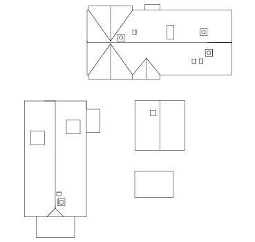 AUHAGEN kit à construire en plastique teinté de bâtiments de fermes (colle non incluse) Bulding