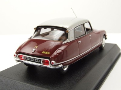 NOREV Citroen DS23 Pallas 1972 rouge grenade et argent Diecast models
