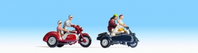 NOCH Motor cyclists HO scale