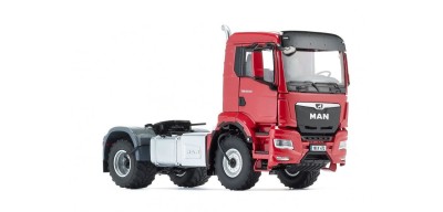 WIKING MAN TGS 18510 4x4 BL 2-Achs red Diecast models