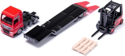 SIKU camion MAN semi-remorque transport de gerbeuse à fourche Linde Toys