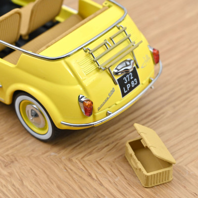 NOREV FIAT 500 Jolly 1965 jaune 1/18 Cars