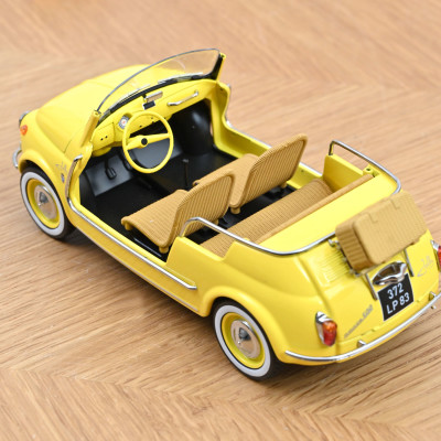 NOREV FIAT 500 Jolly 1965 jaune 1/18 Cars