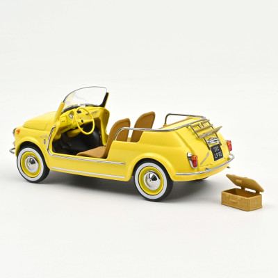 NOREV FIAT 500 Jolly 1965 jaune 1/18 Cars